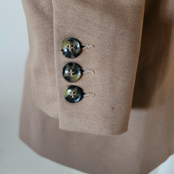 🔥Liverpool X Living in Yellow Becca Double Breasted Tan Blazer - Picture 10 of 15